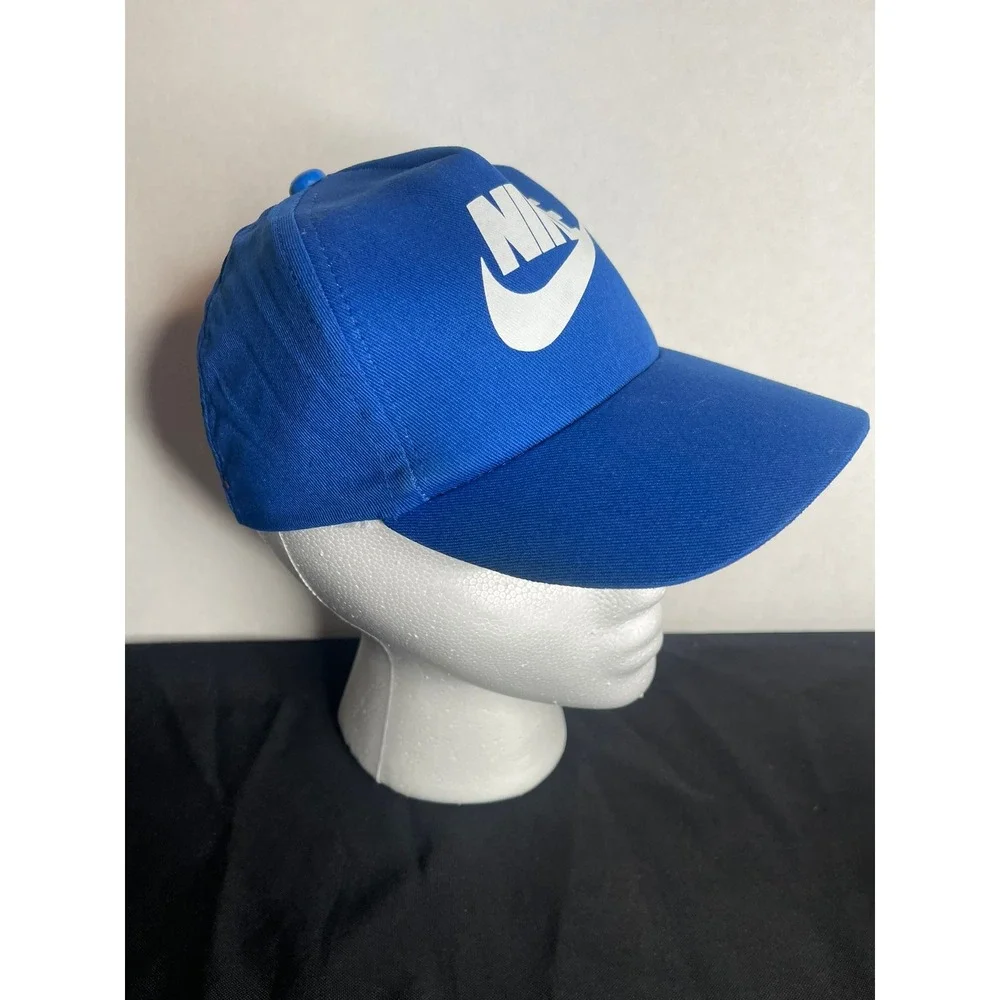 Nike Kids Royal Blue Futura Logo Snapback Baseball Hat Youth Cap